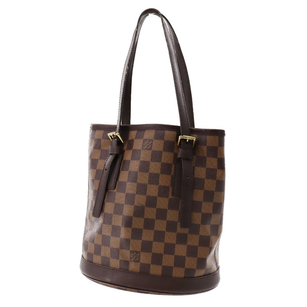 Marais Bucket Damier Ebene Shoulder Bag
